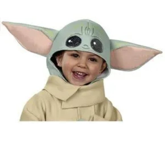 New Rubie's Unisex Star Wars The Child Mandalorian Costume Toddler 3T/4T 2pc set - Picture 3 of 3